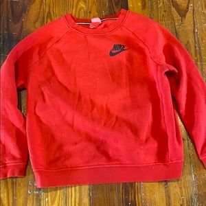 Red crewneck